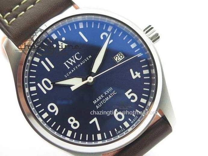 MIROTIME 0223 Mark XVIII Le Petit Prince IW327004 SS Mk Maker Best Edition Blue Dial On Brown Leather Strap A TimelessDesign 7296